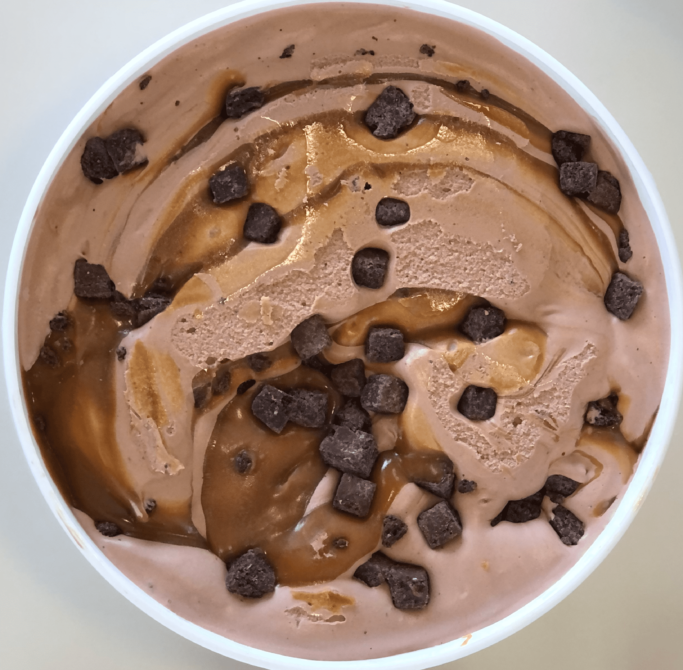 Caramel Brownie Ice Cream